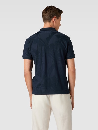 Tom Tailor Poloshirt mit Allover-Print Marine 5