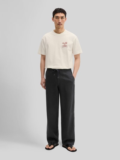 Marc O'Polo Loose Fit T-Shirt aus reiner Baumwolle Offwhite 1