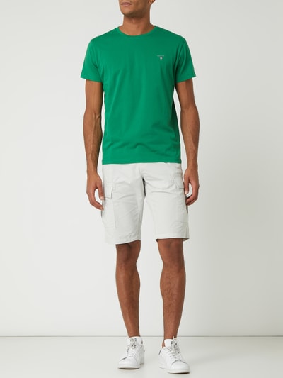 Gant Regular fit T-shirt van katoen  Groen - 1