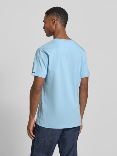 PME Legend T-Shirt mit Label-Stitching Modell 'GUYVER' Hellblau 5