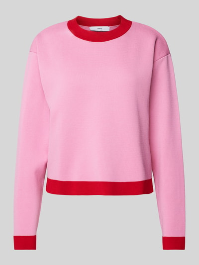 Mango Pullover mit Rundhalsausschnitt Modell 'COMO' Pink 2