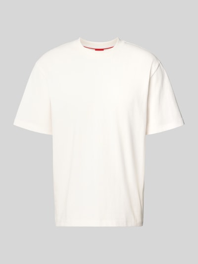 HUGO Relaxed Fit T-Shirt aus reiner Baumwolle Modell 'DAPOLINO' Offwhite 2