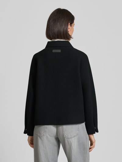 Barbour Regular Fit Overshirt aus Woll-Mix Modell 'LEONIE' Black 5