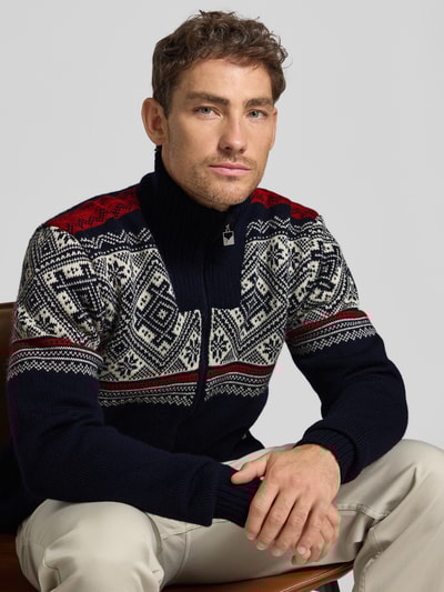 Ellesse Wolljacke mit Stehkragen Modell 'TAURASI' Marine 3