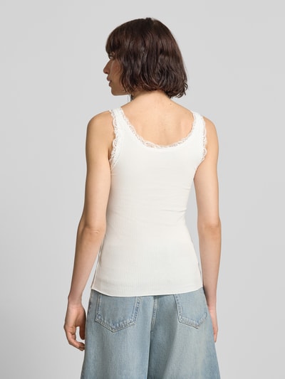 VERO MODA Slim Fit Tank Top aus Bio-Baumwoll-Mix Modell 'NANA' Offwhite 5