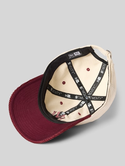 New Era Baseballpet met labelstitching Bordeaux - 2