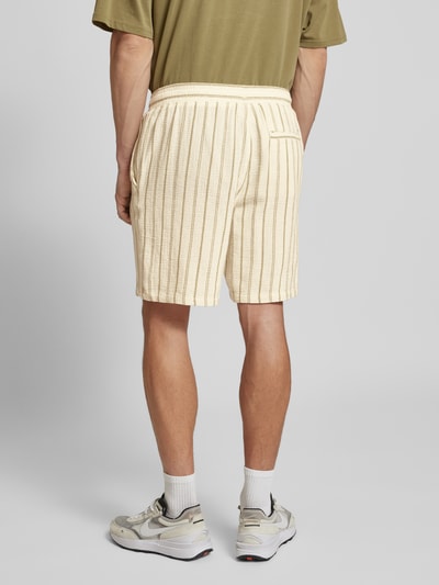 Jack & Jones Regular Fit Shorts mit Strukturmuster Modell 'JAIDEN COBA' Khaki 5