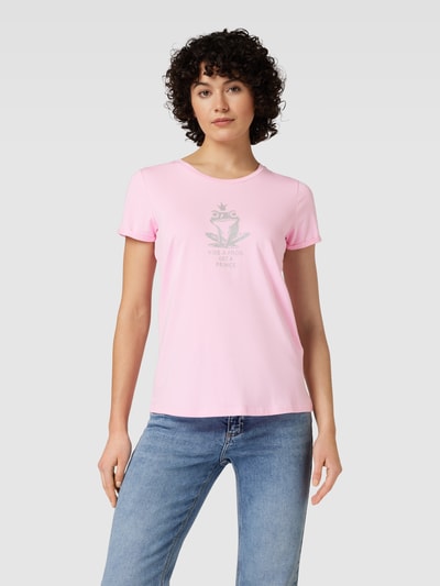 More & More T-Shirt mit Motiv-Print Pink 4