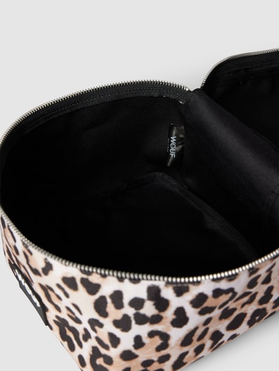 WOUF Kosmetiktasche mit Animal-Print Modell 'Cleo' Sand 3