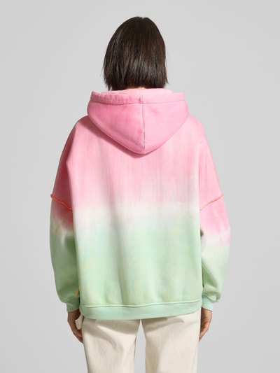 miss goodlife Oversized Hoodie mit Strasssteinbesatz Hellrosa 5