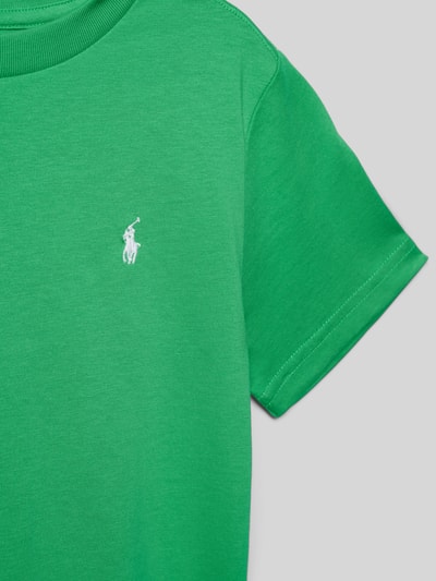 Polo Ralph Lauren Teens T-shirt o kroju regular fit z nadrukiem z logo z tyłu Zielony 2