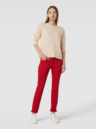 Zerres Slim fit jeans met stretch, model 'TWIGY' Rood - 1