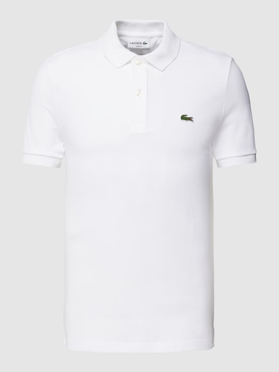 Lacoste Koszulka polo z wyhaftowanym logo Biały 2