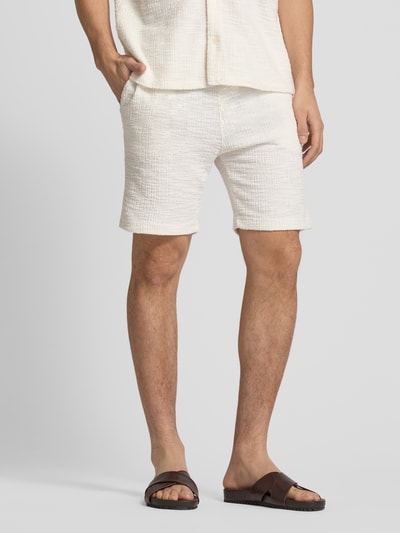 MCNEAL Regular Fit Shorts mit Strukturmuster Sand 4