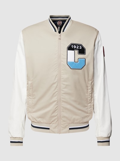 Colmar Originals Kurtka baseballowa z naszywką z logo model ‘FIBERS’ Brudny biały 2