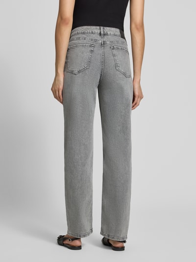s.Oliver RED LABEL Straight Fit Jeans aus Baumwoll-Mix Modell 'KAROLIN' Hellgrau 5
