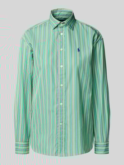 Polo Ralph Lauren Overhemdblouse met knoopsluiting Lichtgroen - 2