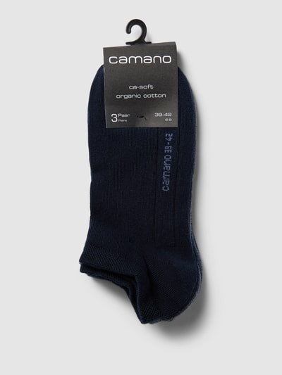 camano Socken mit elastischem Bündchen im 3er-Pack Marine 3