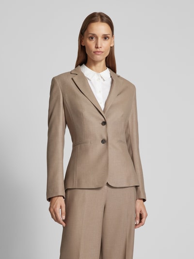 More & More Blazer mit Paspeltaschen Taupe 4