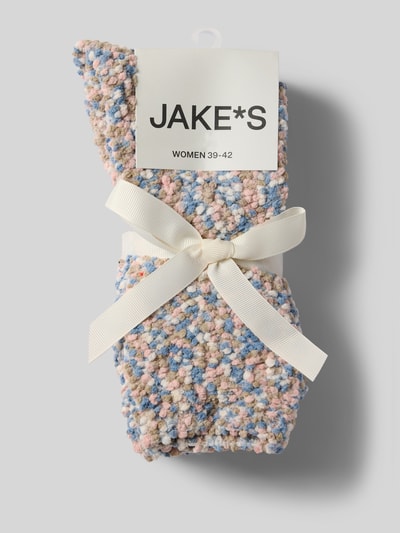 Produktfoto, Socken aus Effektgarn im 2er-Pack von Jake*s Casual, pastelowe kolory, mieszanka materiałów ze stretchem, dopasowany fason