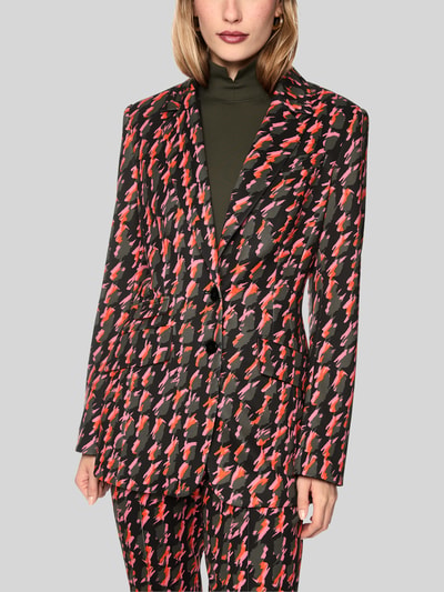 Marc Cain Regular Fit Longblazer mit Label-Detail Orange 4