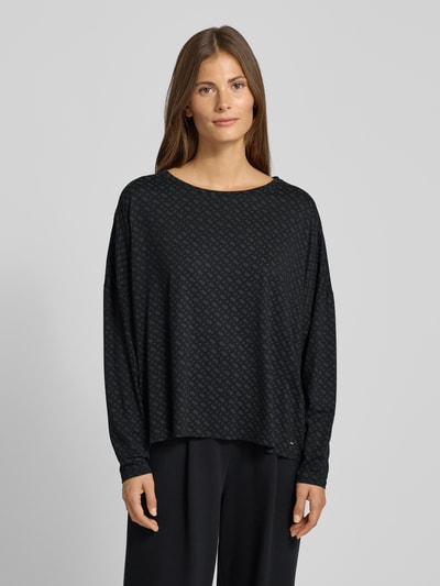 BOSS Relaxed fit pyjamabovendeel van lyocellmix Zwart - 4