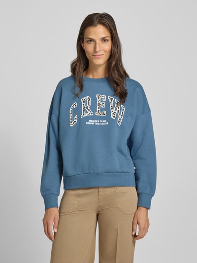 Tom Tailor Denim Bluza o luźnym kroju z czystej bawełny Niebieski 4