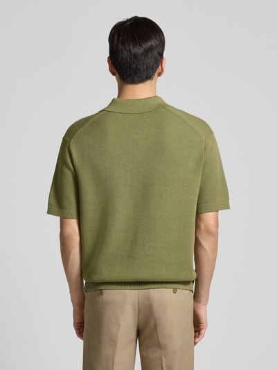 Selected Homme Relaxed Fit Poloshirt aus reiner Baumwolle Modell 'DANE' Oliv 5