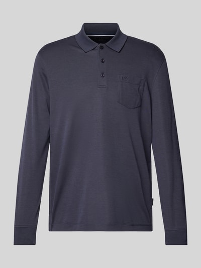 bugatti Poloshirt met borstzak Marineblauw - 2