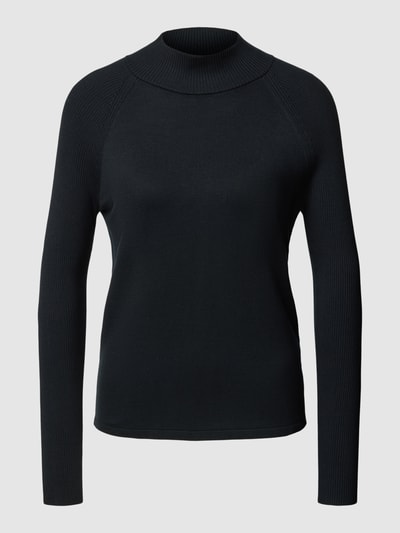 Esprit Collection Strickpullover in unifarbenem Design Black 2