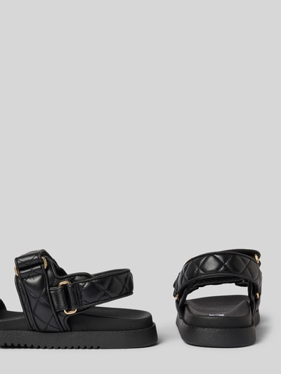 Steve Madden Sandalette aus Leder mit Steppnähten Modell 'Mona' Black 2