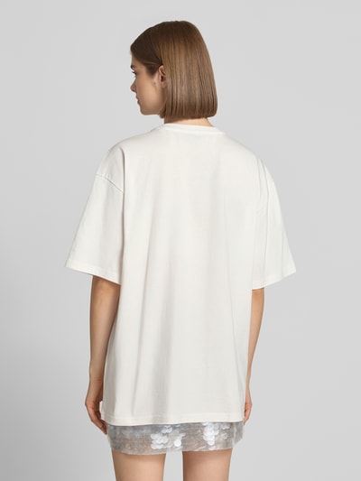REVIEW T-shirt met motiefprint Wit - 5