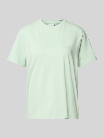 Vila T-Shirt mit Rundhalsausschnitt Modell 'SYBIL' Mint 2