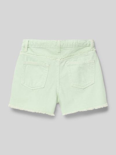 Mango Regular Fit Jeansshorts im 5-Pocket-Design Modell 'grace' Mint 3