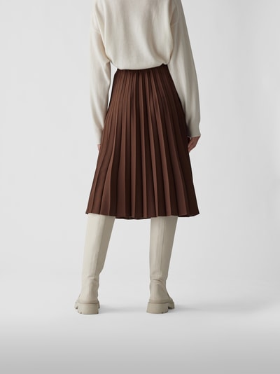 VETEMENTS Midirock mit Label-Print  Bordeaux Rot 5