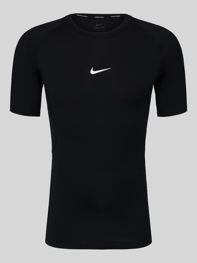 Nike Training Slim Fit Sport-T-Shirt mit Label-Print Black 2