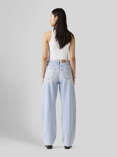 Levi's® Jeansy z szerokimi nogawkami z czystej bawełny w fasonie 5 kieszeni Jasnoniebieski 4