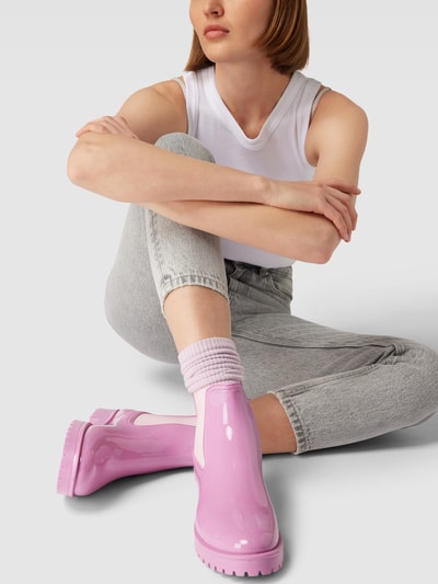 Marc Cain Bags & Shoes Chelsea boots met labeldetail Lila - 1