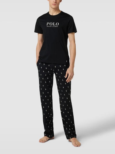 Polo Ralph Lauren Underwear T-shirt met labelprint Zwart - 1