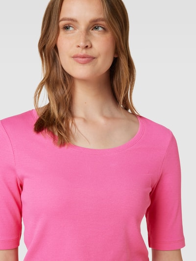 Montego T-Shirt mit Rundhalsausschnitt Fuchsia 3