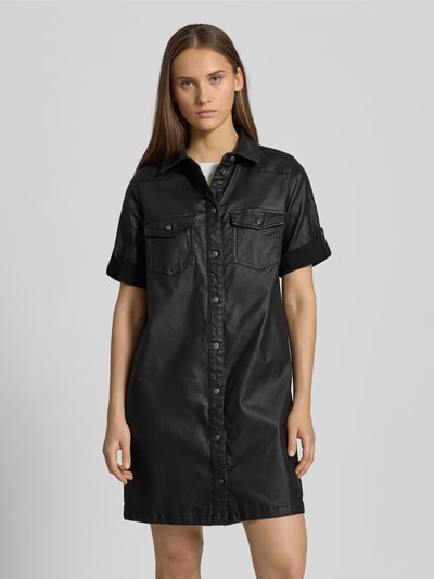 Noisy May Minikleid mit Knopfleiste Black 4