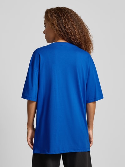 Hugo Blue T-shirt o kroju relaxed fit z czystej bawełny  Błękitny 5