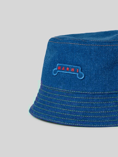Marni Bucket Hat in Denim-Optik Jeansblau 3