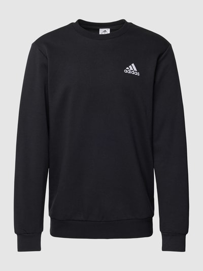 ADIDAS SPORTSWEAR Sweatshirt mit Label-Stitching Black 2