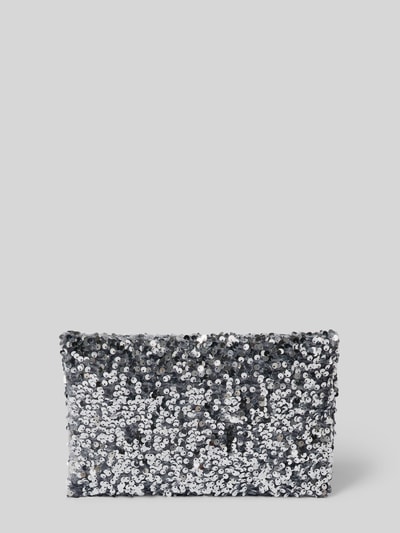 Abro Clutch mit Paillettenbesatz Silber 3