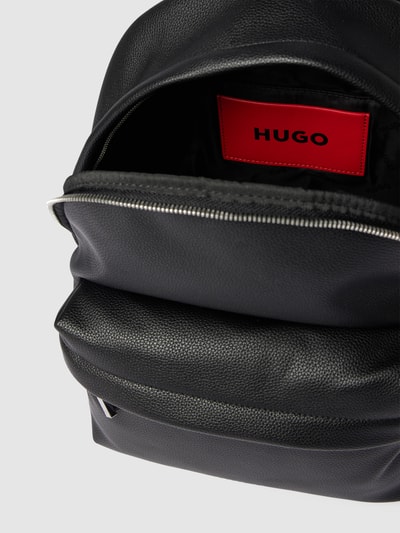 HUGO Rucksack mit Label-Details Modell 'Bel' Black 5