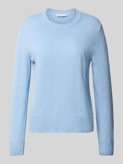 Tom Tailor Regular fit gebreide pullover van een mix van katoen en kasjmier
 Lichtblauw - 2