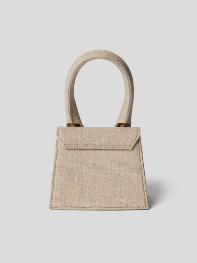 Jacquemus Micro Bag mit Label-Applikation Beige 6