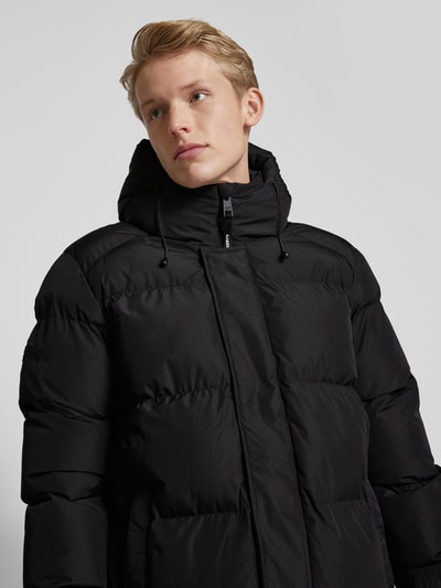 Superdry Steppjacke mit Kapuze Black 3