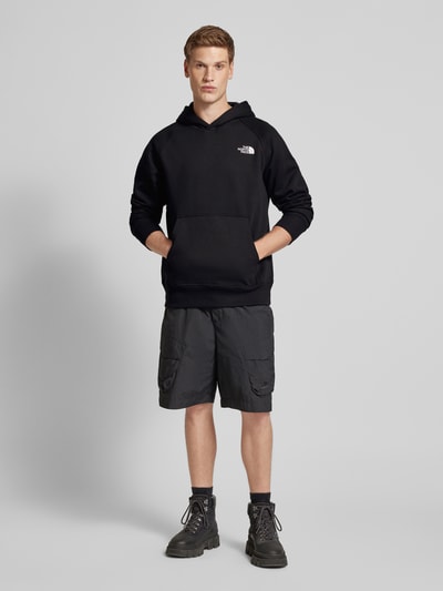 The North Face Hoodie met labelstitching, model 'RAGLAN REDBOX' Zwart - 1